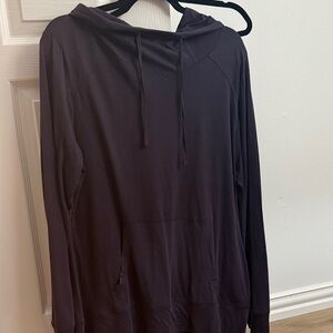 Mono B Dark purple Hoodie Sweatshirt with open back size L